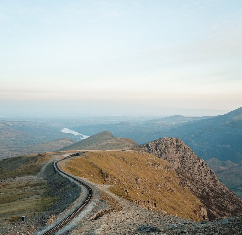 Heritage Railway track Snowdonia