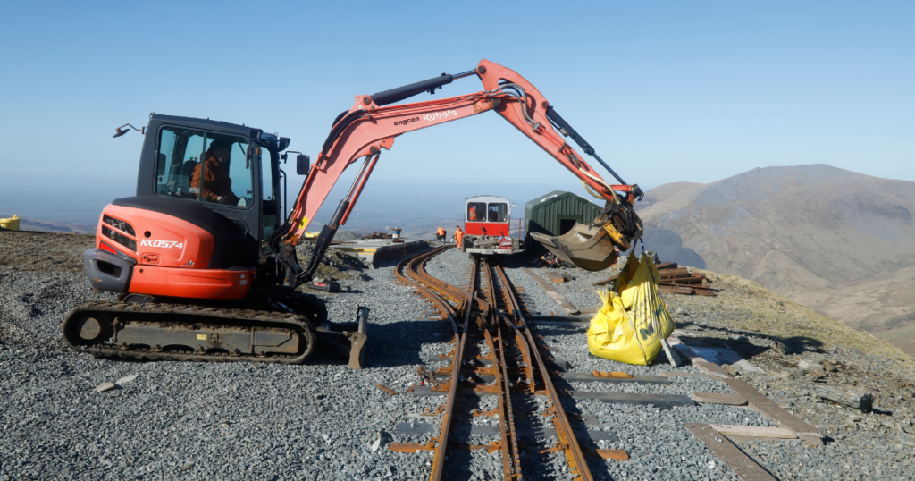 Automating the points at Clogwyn station