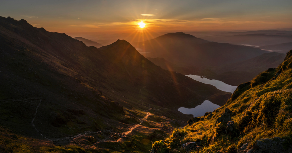 Sunset on Yr Wyddfa